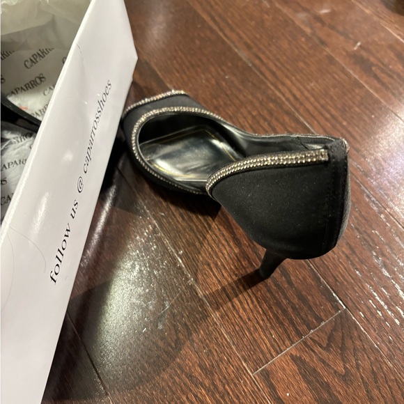 Black pumps with silver sparkle - Picture 3 of 4